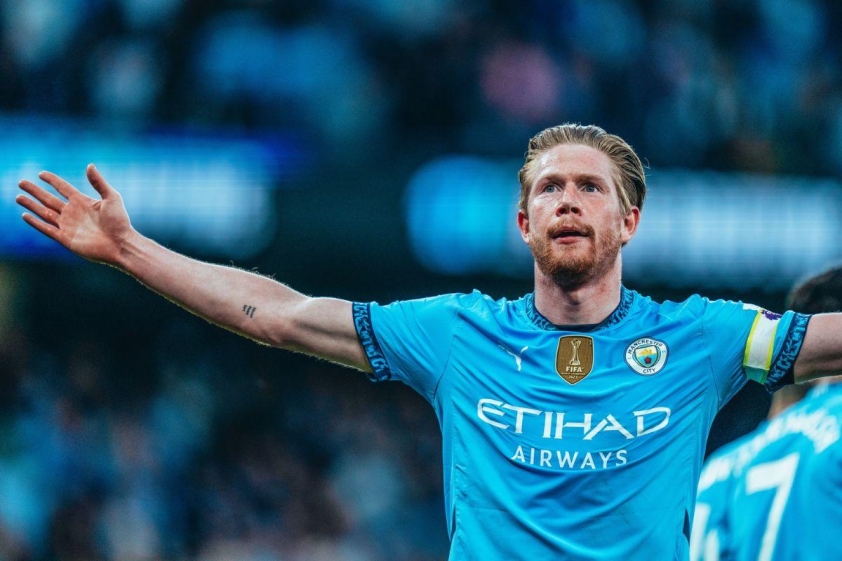 De Bruyne vẫn thể hiện đẳng cấp vốn có của mình (Ảnh: Trang chủ CLB)