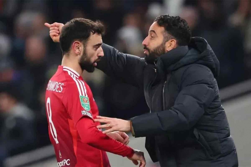 Với Amorim, Bruno Fernandes chính là báu vật của ông.