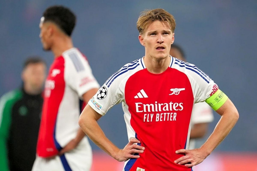 Đội trưởng Arsenal không ghi bàn hay kiến tạo ở cả 2 lượt trận với PSG.