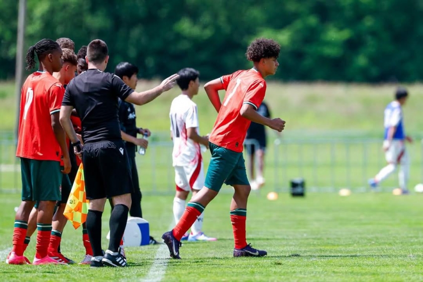 Màn ra mắt của Cristiano Ronaldo Jr. Ảnh: Cristiano Ronaldo