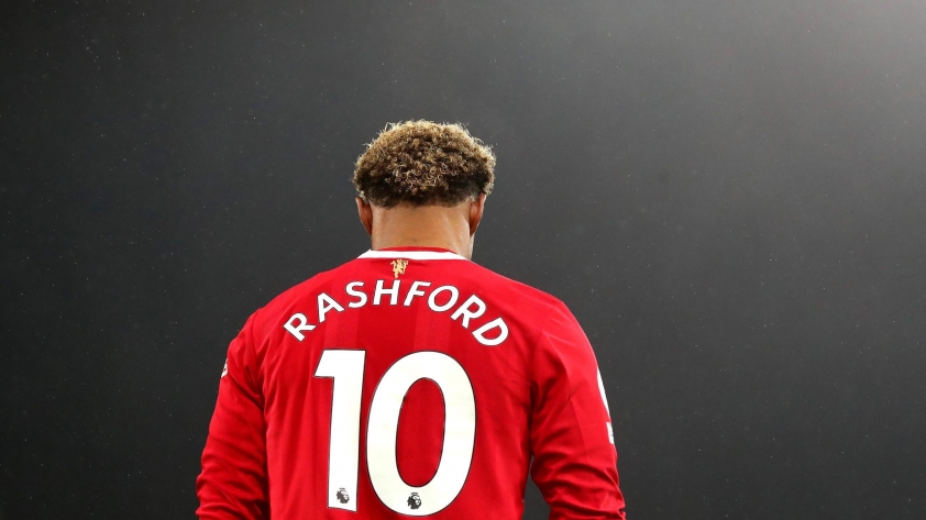 CĐV Man United có lẽ đã dần chấp nhận nên để Rashford ra đi. Nguồn: TNT Sports