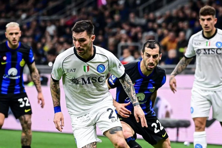 Napoli có thể đối đầu với Inter Milan để quyết định chức vô địch Serie A.