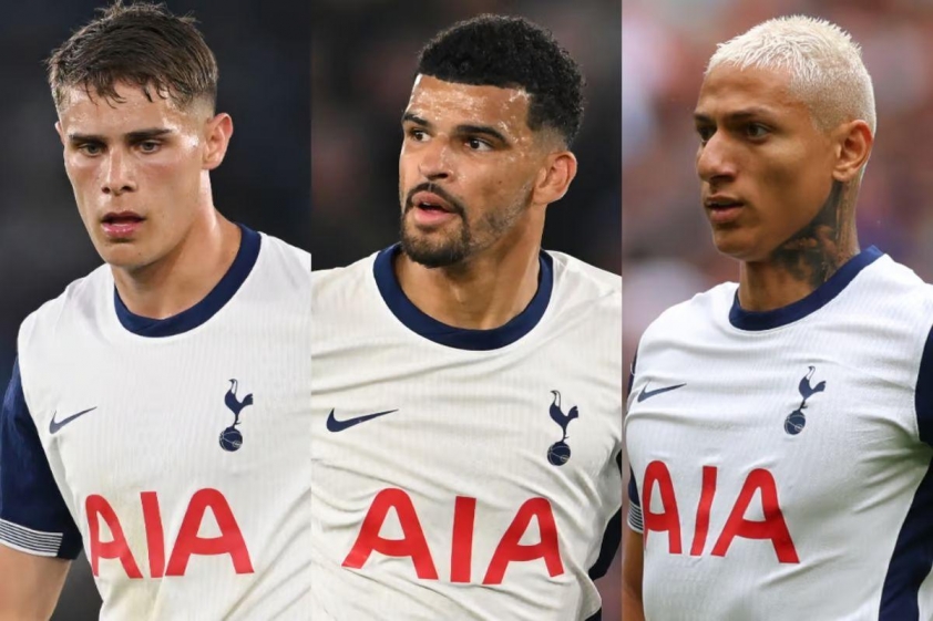 Van de Ven, Solanke và Richarlison nhiều khả năng sẽ ra sân trước Man United.