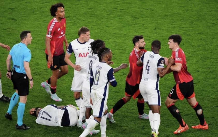 Man Utd thể hiện bộ mặt thất vọng trong trận chung kết (nguồn ảnh PA)