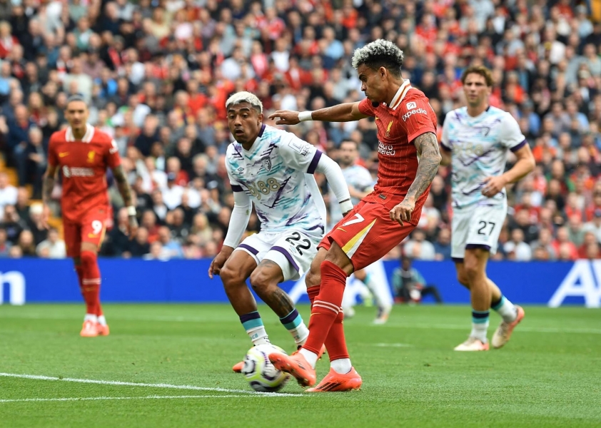 Liverpool liên tục ghi bàn ấn tượng bất kể đối thủ. Nguồn: The Independent