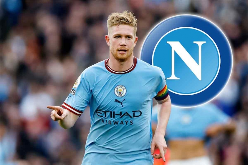 Kevin De Bruyne sẽ nhận được tổng cộng 27 triệu euro nếu đến Napoli.