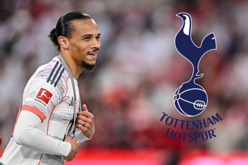 Leroy Sane ngỏ ý tái xuất Ngoại hạng Anh trong màu áo Tottenham.