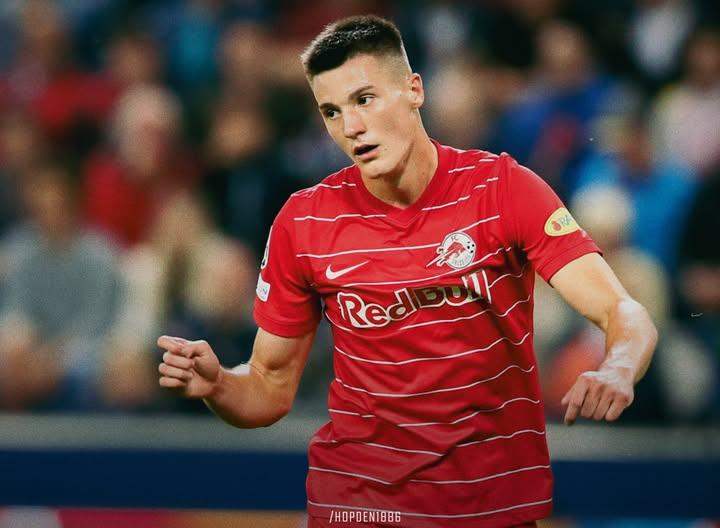 Sesko đã có được mùa giải ấn tượng trong màu áo RB Leipzig. Ảnh: CLB