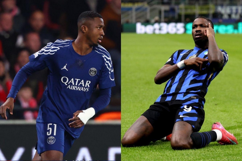 Không phải Lautaro hay Marquinhos mà chính Pacho và Thuram mới là tâm điểm ở cặp đấu này.