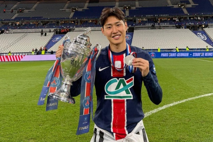 Lee Kang-in có 462 phút thi đấu sau 11 lần ra sân tại Champions League mùa này.