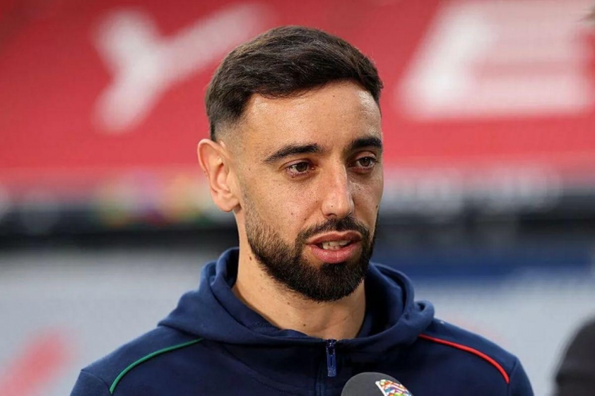 Bruno Fernandes đã làm rõ quyết định từ chối chuyển đến Saudi Arabia. (Ảnh: The Mirror)