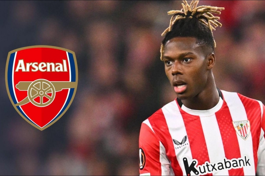 Nico Williams là cái tên mà Arsenal thèm khát (Ảnh: Football365)