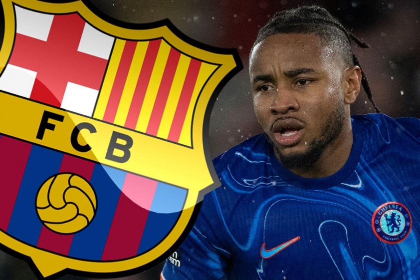 Chelsea được cho là đã đề nghị Christopher Nkunku cho Barcelona như một phần của một vụ chuyển nhượng với Fermin Lopez (Ảnh: The Sun).