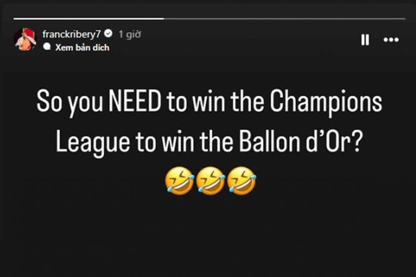 Story 'khiêu khích' Ronaldo của Ribery.