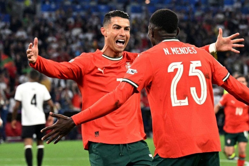 Ronaldo đã đưa Bồ Đào Nha vào chung kết Nations League 2024/25 (Ảnh: CNN).