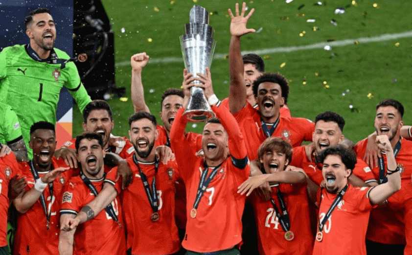 1 chiến thắng đầy nghẹt thở của Bồ Đào Nha. Ảnh: Selecoes Portuguesas de Futebol