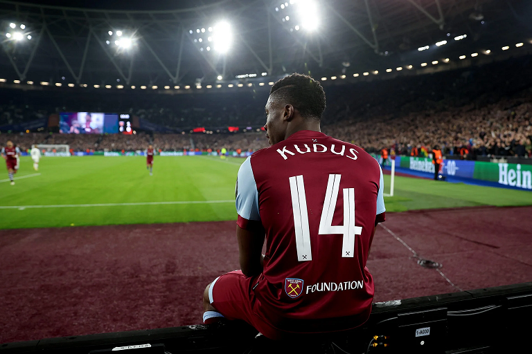 Ngôi sao người Ghana gần như chắc chắn sẽ rời West Ham ngay hè này (Ảnh: GOAL)