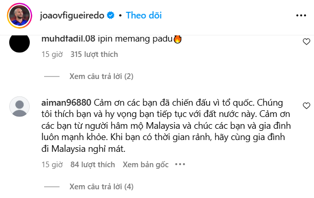 Các cầu thủ nhập tịch Malaysia đang dần trở thành hiện tượng trên MXH