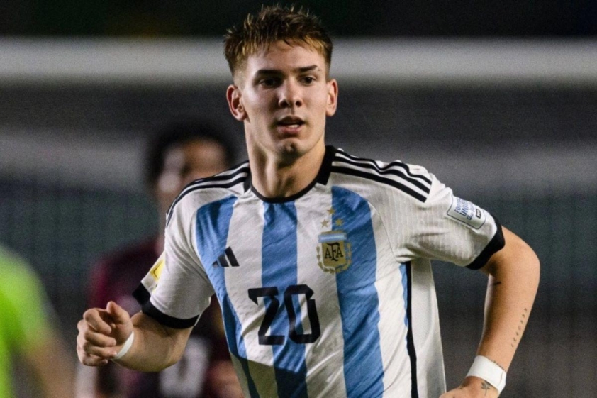 Cầu thủ 17 tuổi trở thành bản hợp đồng đắt giá nhất lịch sử bóng đá Argentina (Ảnh: 11Noticias).