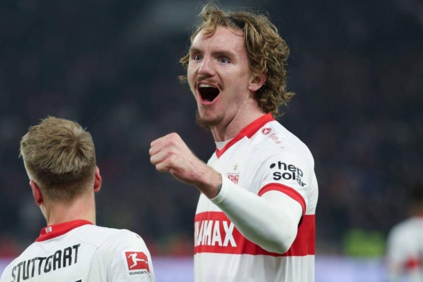 Cầu thủ 23 tuổi đã ra sân 33 lần mùa này cho Stuttgart (Ảnh: Kicker).