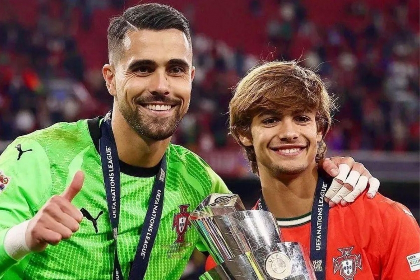 Rodrigo Mora vừa lên ngôi vô địch UEFA Nations League cùng Bồ Đào Nha (Ảnh: Somos Fanáticos).