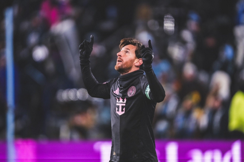 Messi đứng trước đi vào lịch sử giải đấu (nguồn ảnh Twitter)