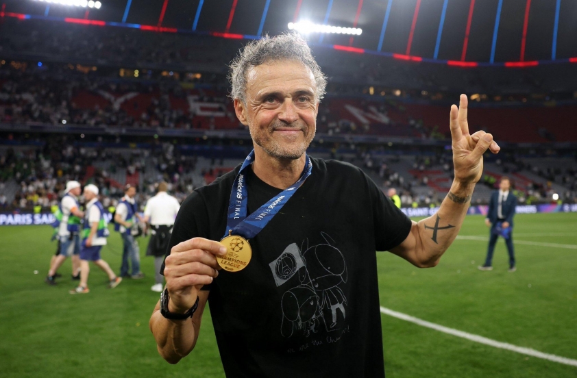 HLV Enrique đặt mục tiêu vô địch Club World Cup cùng PSG (nguồn ảnh X)