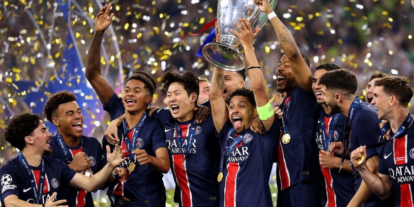 PSG vừa lên ngôi tại UCL mùa giải năm nay (nguồn ảnh X)