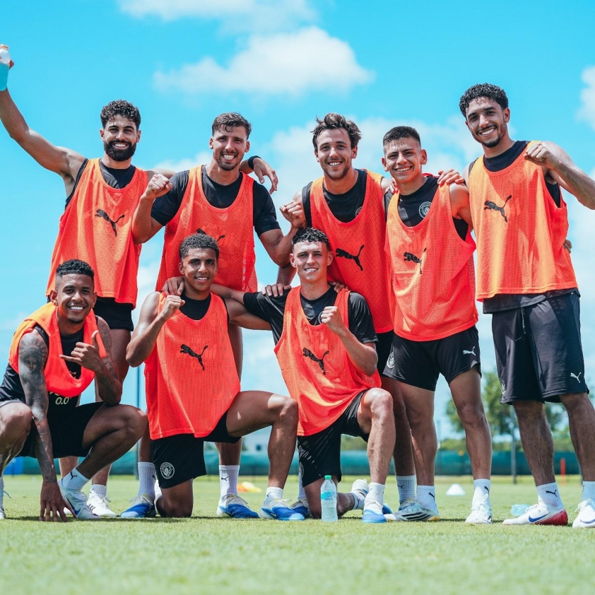 Man City đang rất tập trung cho giải đấu này. Ảnh: CLB