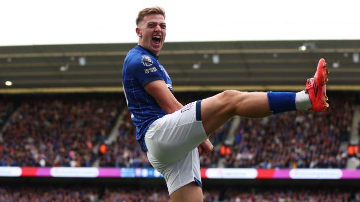 Delap tỏa sáng trong màu áo Ipswich Town mùa trước (Ảnh: BBC)