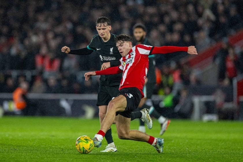 Tyler Dibling lọt tầm ngắm cả Liverpool lẫn Man Utd (Ảnh: This Is Anfield).