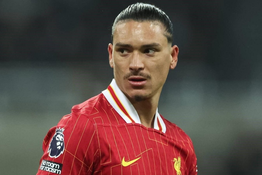 Darwin Nunez không còn tương lai tại Anfield (Ảnh: BBC)