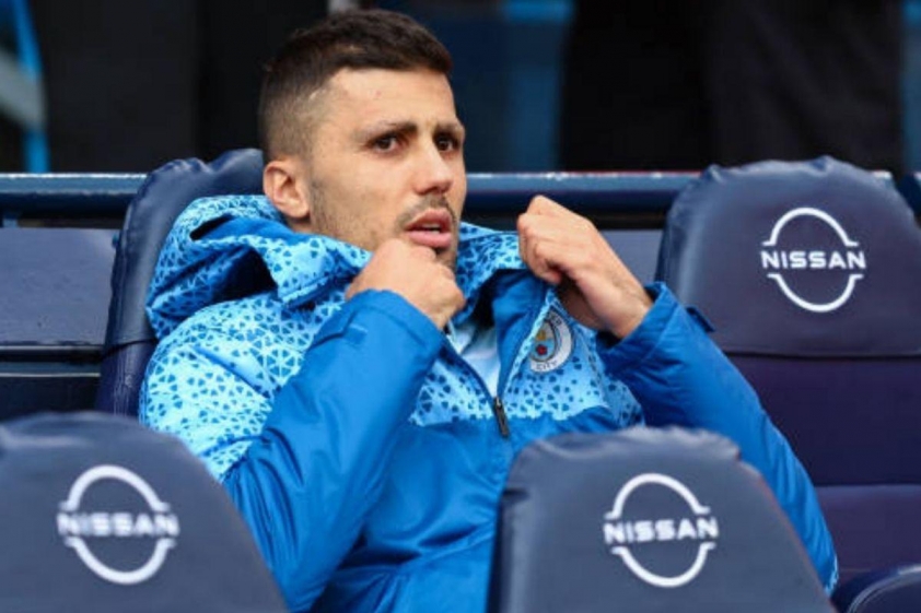 Man City không muốn bán Rodri cho Real Madrid (Ảnh: Perfil Brazil).