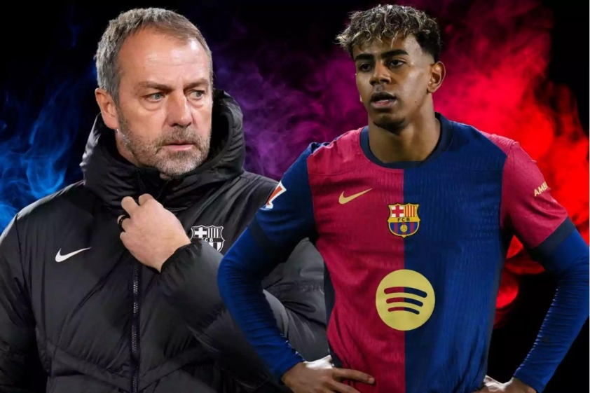 Hansi Flick cảnh báo nghiêm túc dành cho Lamine Yamal (Ảnh: Madrid-Barcelona).