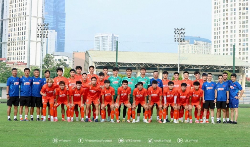 U23 Việt Nam là ứng cử viên hàng đầu cho chức vô địch. Ảnh: VFF