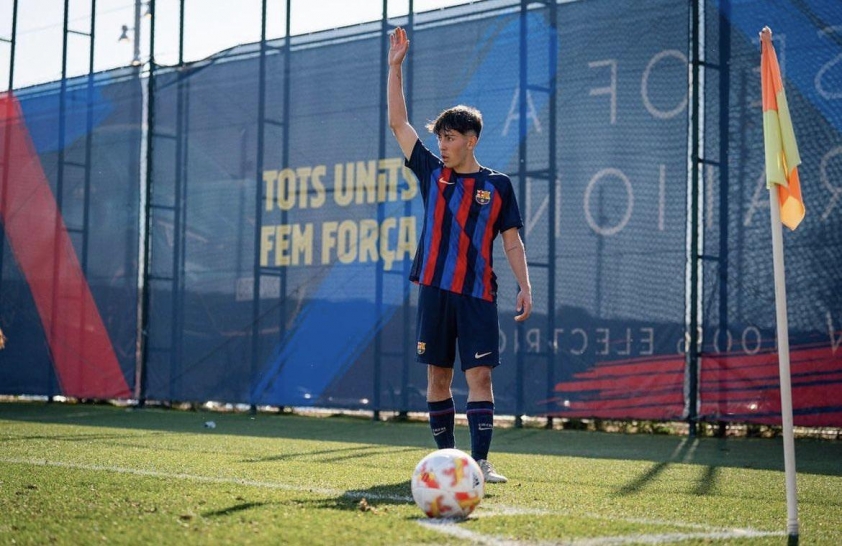 Dani được kì vọng trở thành trụ cột của hàng công Barca, tiếp bước Yamal ( nguồn ảnh: FC Barcelona)