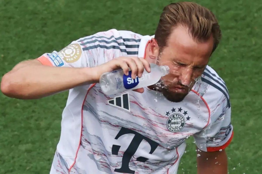 Harry Kane thừa nhận thời tiết oi bức tại FIFA Club World Cup là một thử thách lớn (Ảnh: GOAL).