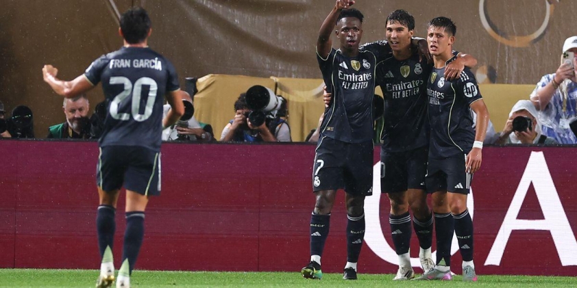 Real đang bay cao tại Club World Cup (nguồn ảnh: DAZN)