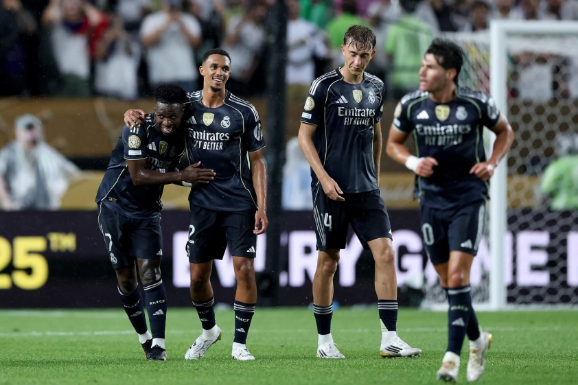 Trent có chiến thắng thứ hai trong màu áo Real Madrid (Ảnh: GOAL)