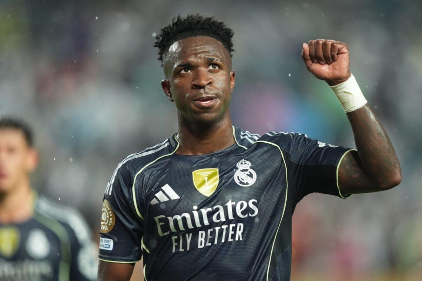 Vinicius chưa ký hợp đồng mới, muốn 30 triệu euro/năm (Ảnh: The Playoffs).
