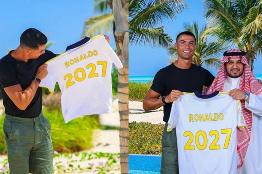 Ronaldo sẽ gắn bó với Al Nassr đến năm 2027 (Ảnh: GNN).