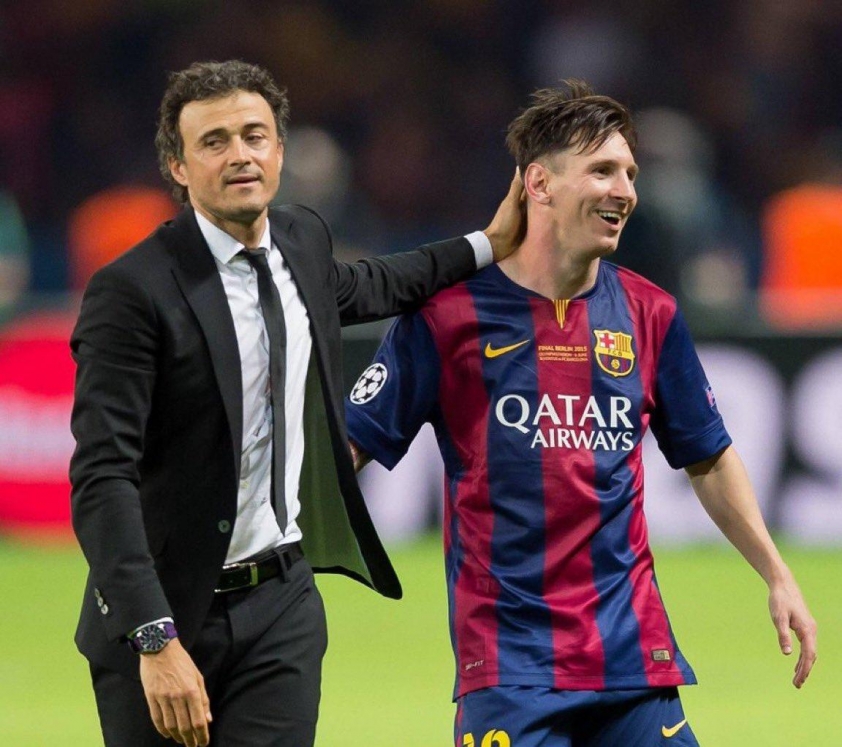 Enrique từng dẫn dắt Messi trong màu áo Barca (nguồn ảnh: INTER-MESSI FR)