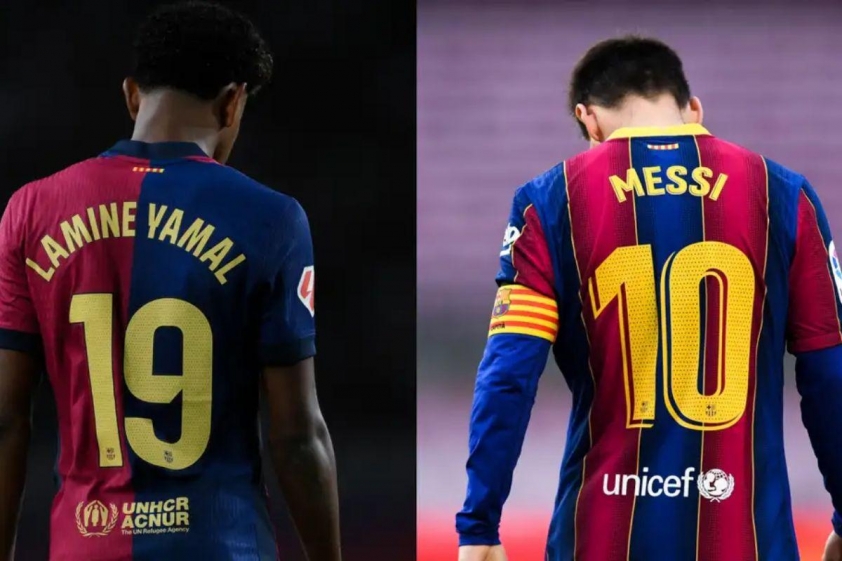 Yamal sẽ khoác lên mình chiếc áo số 10 huyền thoại trong mùa giải 2025/26 (Ảnh: GOAL).