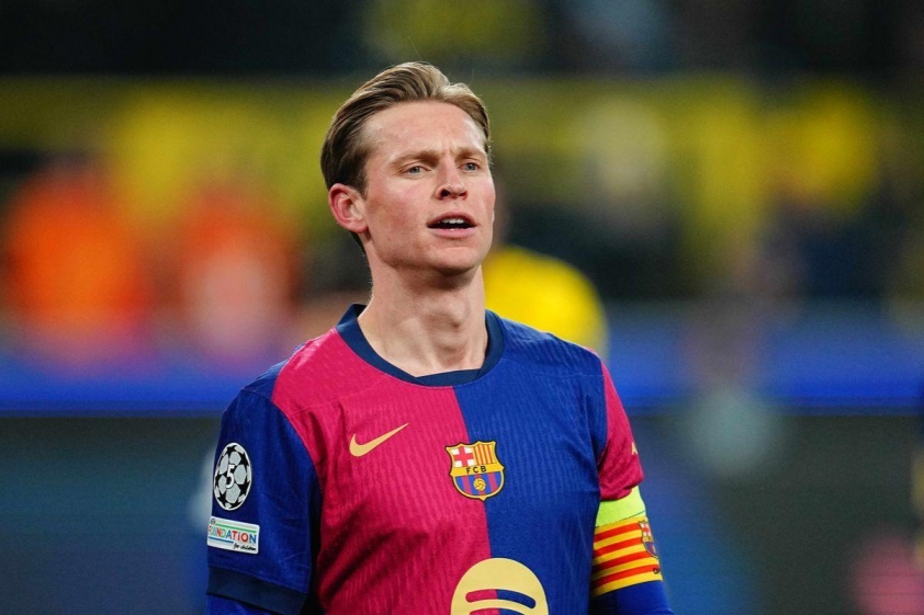 Frenkie de Jong sắp hoàn tất hợp đồng mới đến năm 2029 (Ảnh: Barca Blaugranes).