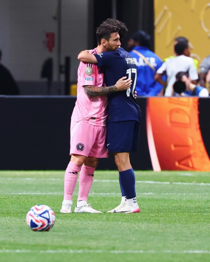 Messi vẫn dành những lời có cánh cho đội bóng cũ. Ảnh: PSG