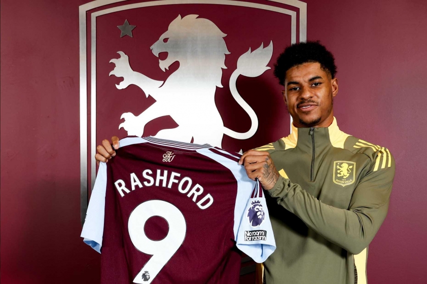 Rashford có nửa mùa chơi khá ổn trong màu áo Villa (Ảnh: SkySport)