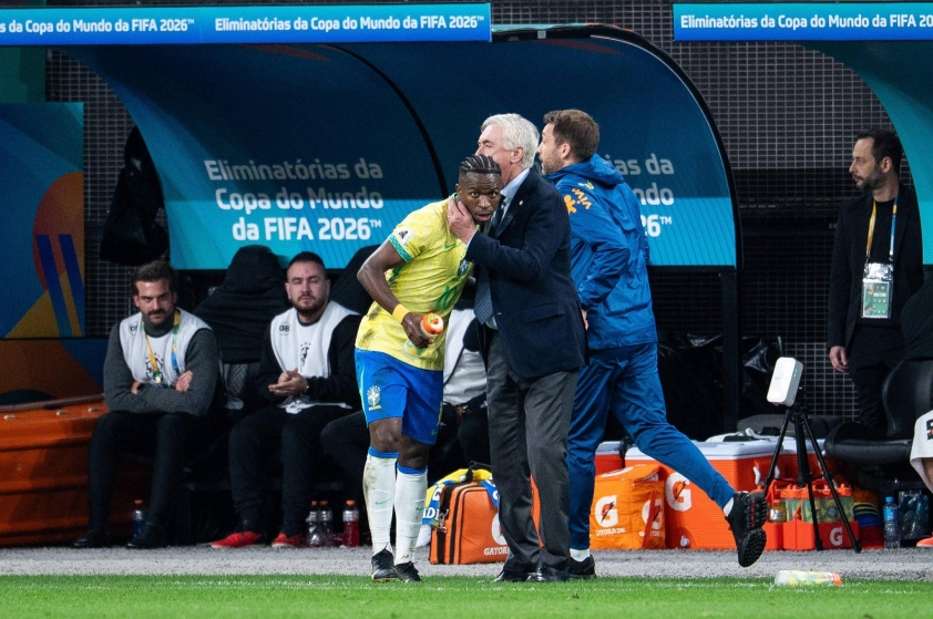 Ancelotti đang là HLV của đội tuyển Brazil (nguồn ảnh: X MrAncelotti)