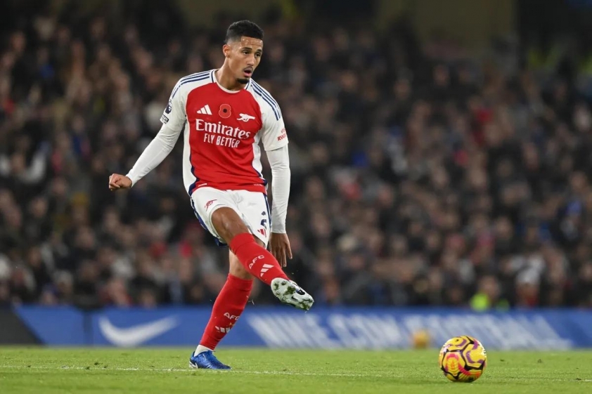 Real Madrid rất muốn chiêu mộ Saliba dù giá không hề rẻ (Ảnh: Alamy)