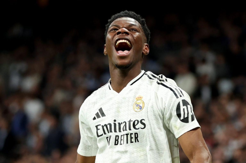 Tchouameni tập trung cao độ cho trận bán kết với PSG (Ảnh: Madrid Universal).
