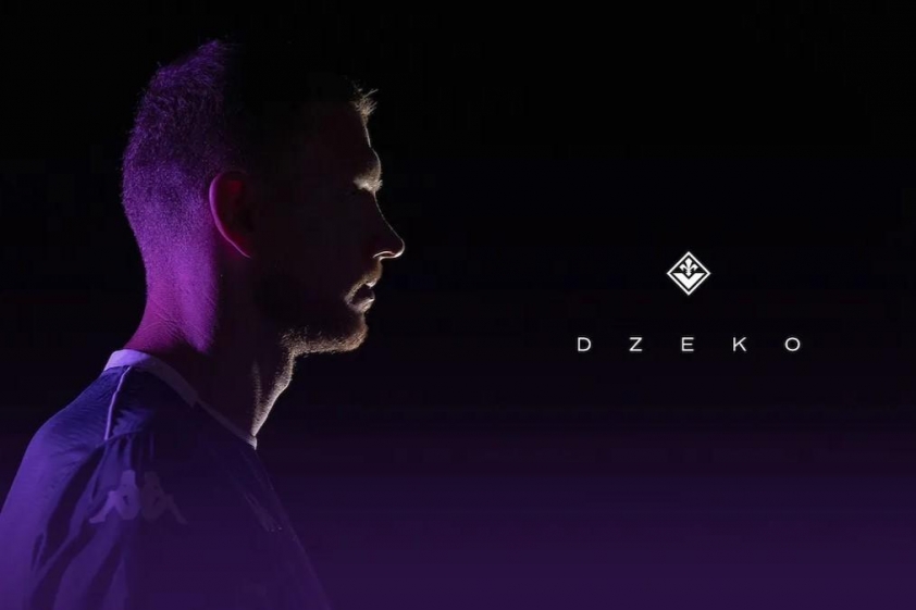 Lão tướng Edin Dzeko chính thức cập bến Fiorentina (Ảnh: ACF Fiorentina)